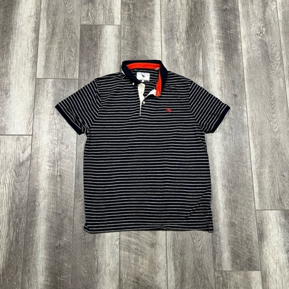 Ted Baker‎ Navy Stripe Polo Top